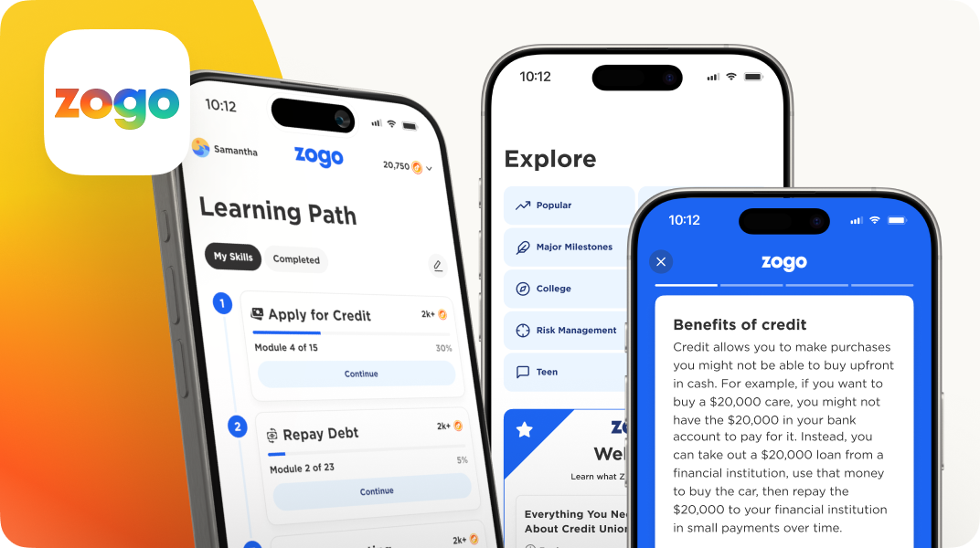Zogo is a financial literacy platform designed to empower everyone to take hold of their financial future.